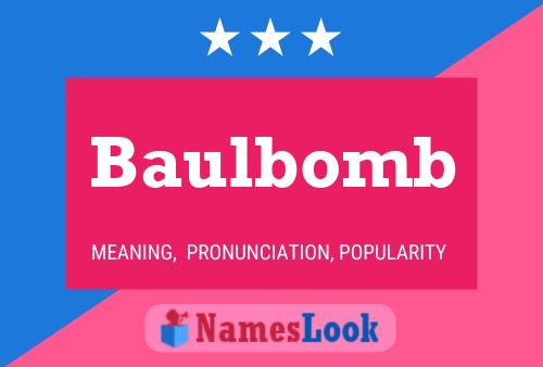 ملصق اسم Baulbomb