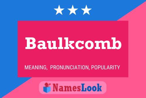 ملصق اسم Baulkcomb