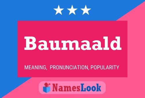 ملصق اسم Baumaald