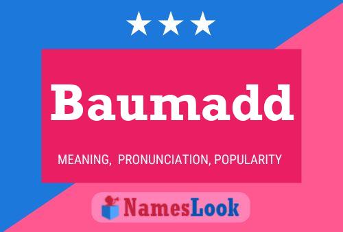 ملصق اسم Baumadd