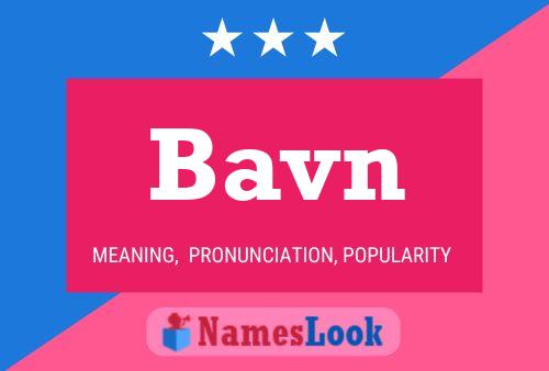 ملصق اسم Bavn