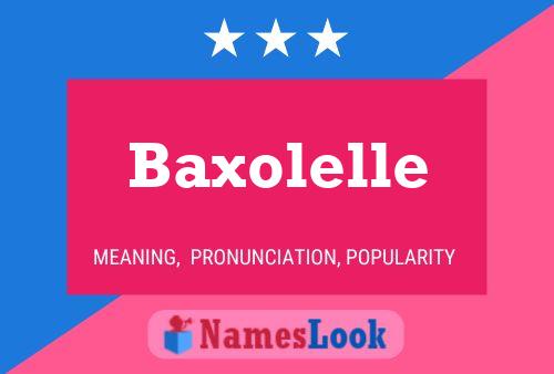 ملصق اسم Baxolelle