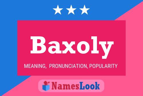 ملصق اسم Baxoly