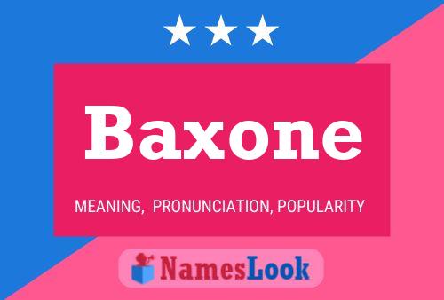 ملصق اسم Baxone