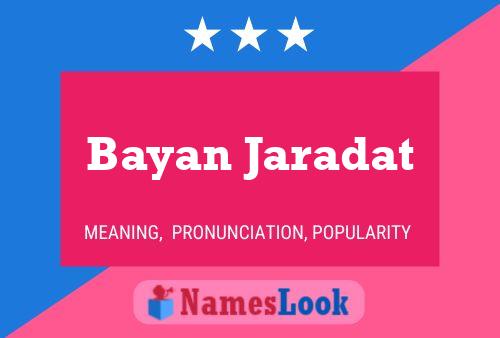 ملصق اسم Bayan Jaradat