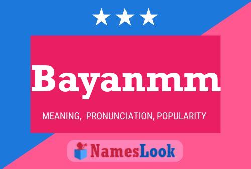 ملصق اسم Bayanmm