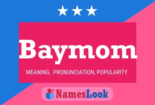 ملصق اسم Baymom