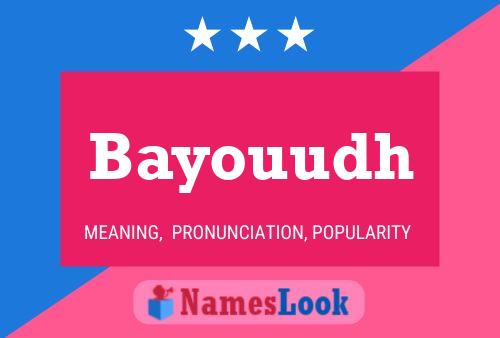 ملصق اسم Bayouudh