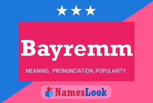 ملصق اسم Bayremm