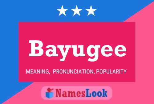 ملصق اسم Bayugee