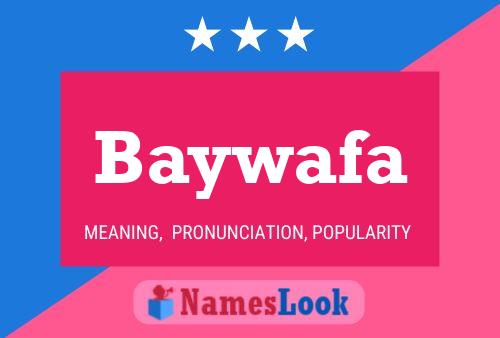 ملصق اسم Baywafa