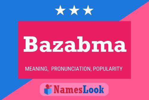 ملصق اسم Bazabma