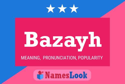 ملصق اسم Bazayh