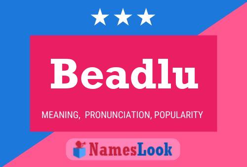 ملصق اسم Beadlu