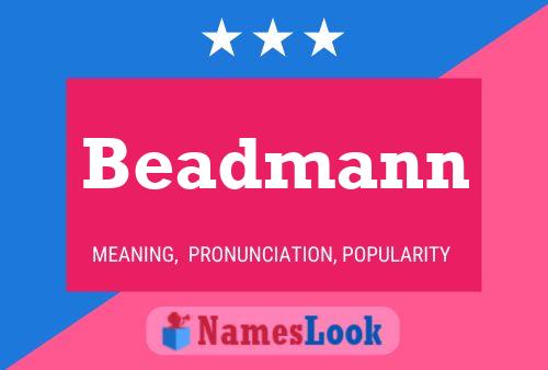 ملصق اسم Beadmann