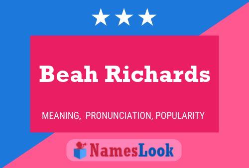 ملصق اسم Beah Richards