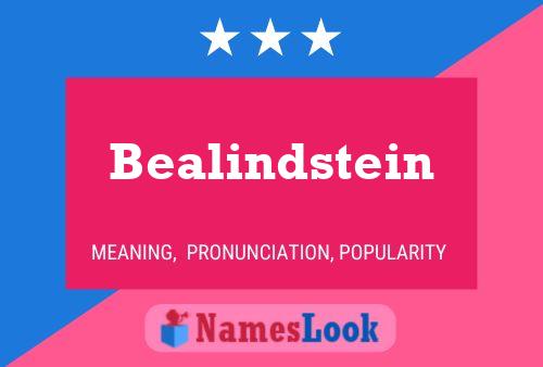 ملصق اسم Bealindstein