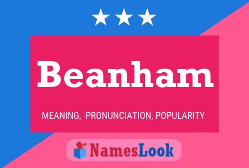 ملصق اسم Beanham