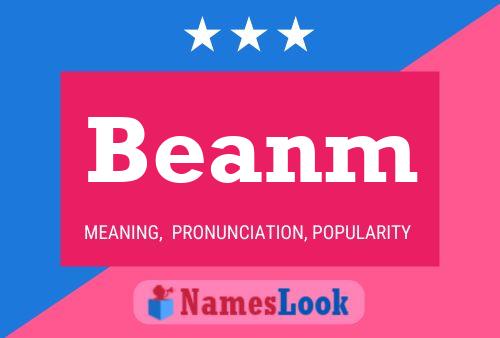 ملصق اسم Beanm