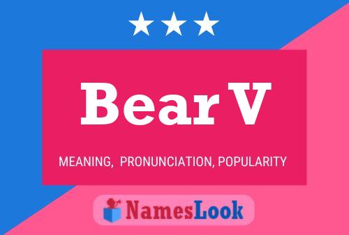 ملصق اسم Bear V