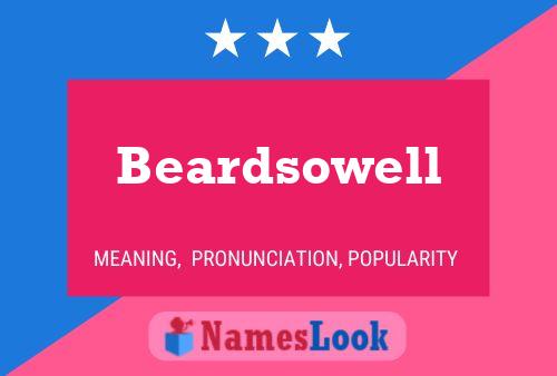 ملصق اسم Beardsowell