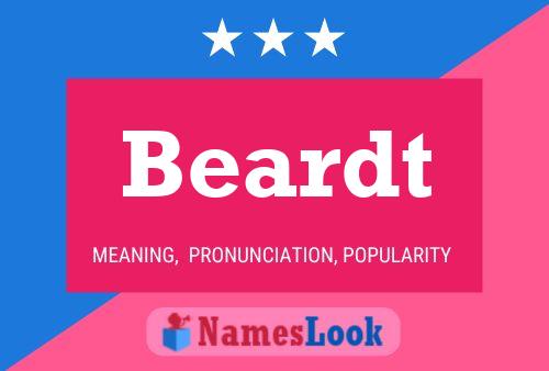 ملصق اسم Beardt