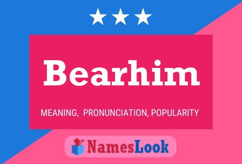 ملصق اسم Bearhim