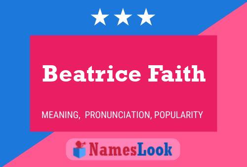 ملصق اسم Beatrice Faith