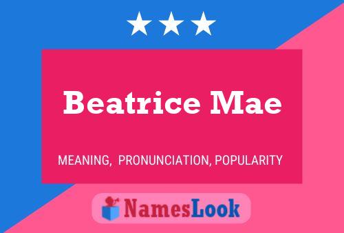 ملصق اسم Beatrice Mae