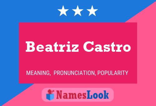 ملصق اسم Beatriz Castro