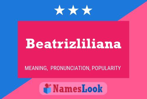 ملصق اسم Beatrizliliana