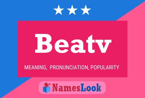 ملصق اسم Beatv