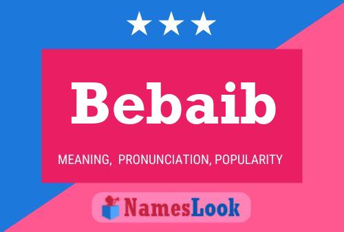 ملصق اسم Bebaib