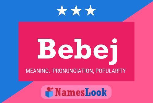 ملصق اسم Bebej