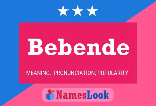 ملصق اسم Bebende