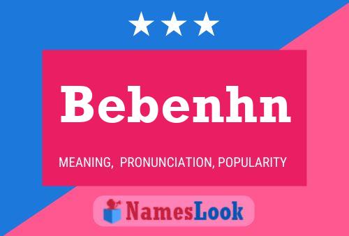 ملصق اسم Bebenhn