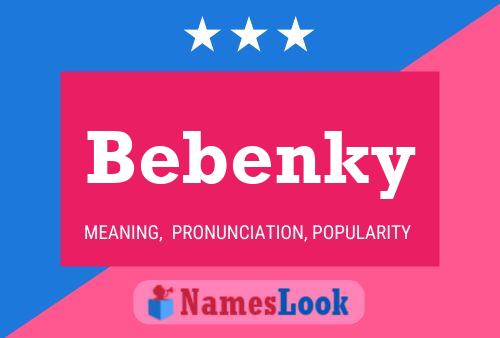 ملصق اسم Bebenky