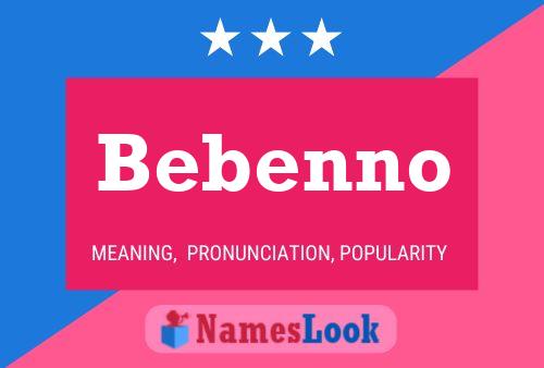 ملصق اسم Bebenno