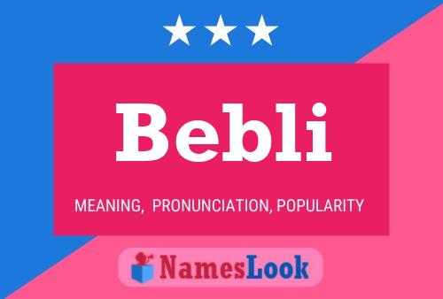 ملصق اسم Bebli