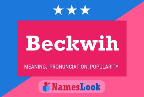 ملصق اسم Beckwih