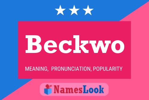 ملصق اسم Beckwo