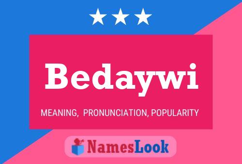 ملصق اسم Bedaywi