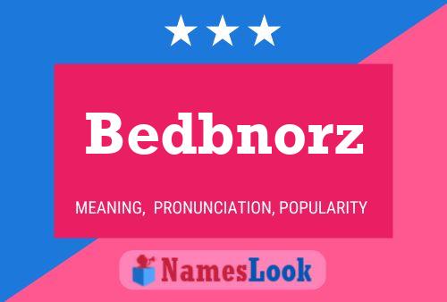 ملصق اسم Bedbnorz