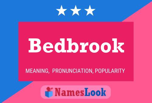 ملصق اسم Bedbrook