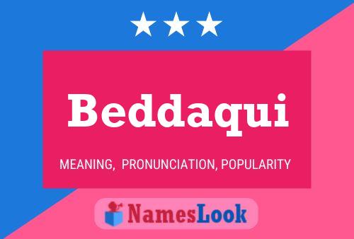 ملصق اسم Beddaqui