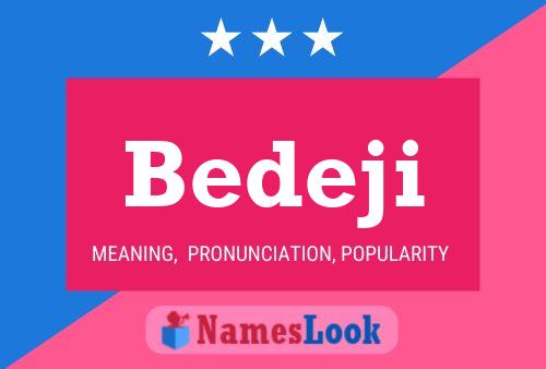 ملصق اسم Bedeji