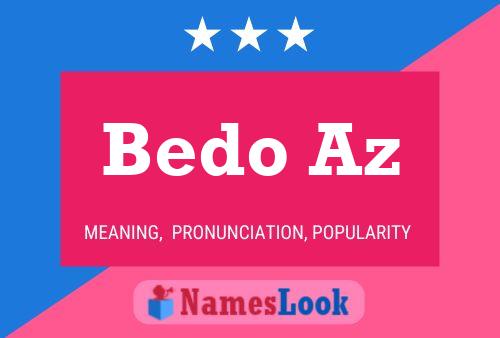 ملصق اسم Bedo Az