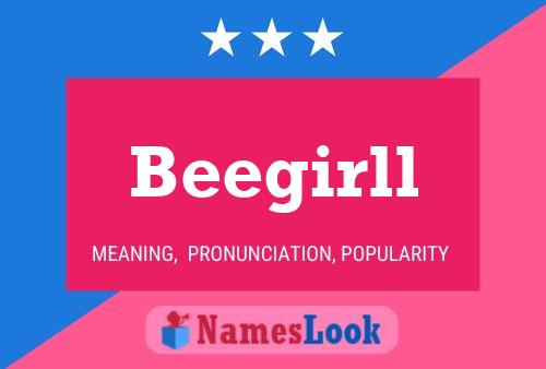 ملصق اسم Beegirll