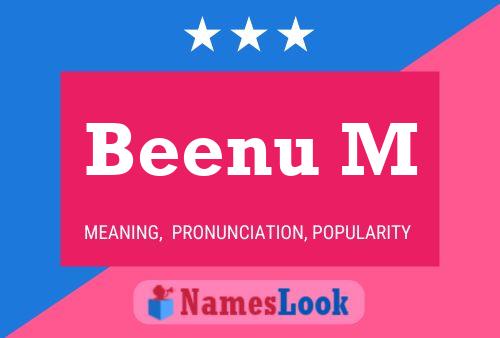 ملصق اسم Beenu M