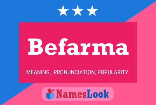 ملصق اسم Befarma